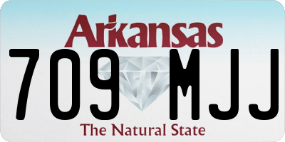 AR license plate 709MJJ