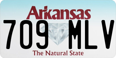 AR license plate 709MLV
