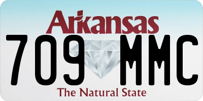 AR license plate 709MMC