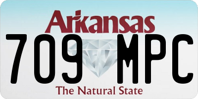 AR license plate 709MPC