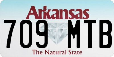AR license plate 709MTB
