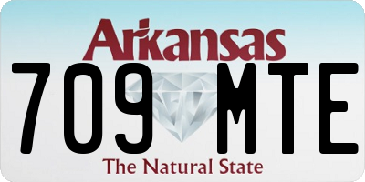 AR license plate 709MTE