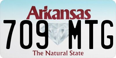 AR license plate 709MTG