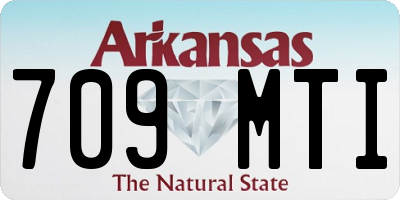 AR license plate 709MTI
