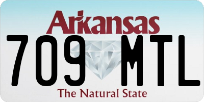 AR license plate 709MTL