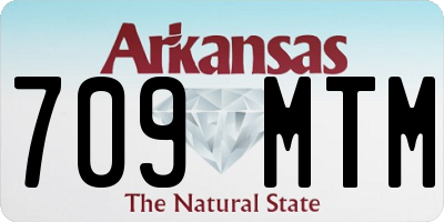 AR license plate 709MTM