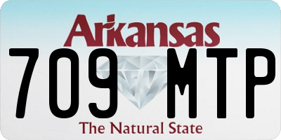 AR license plate 709MTP