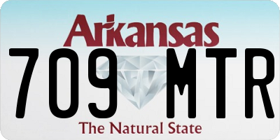 AR license plate 709MTR
