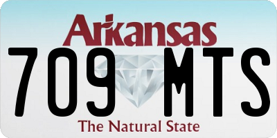 AR license plate 709MTS