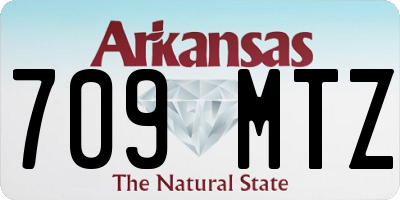 AR license plate 709MTZ