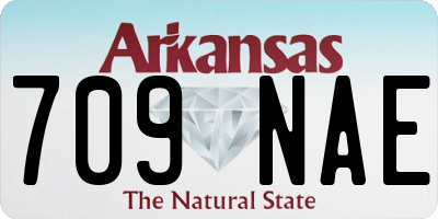 AR license plate 709NAE