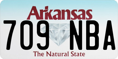 AR license plate 709NBA