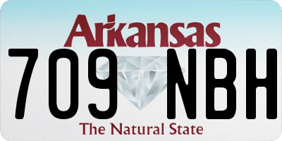 AR license plate 709NBH