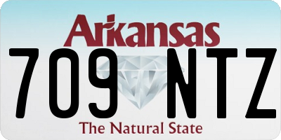 AR license plate 709NTZ
