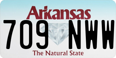 AR license plate 709NWW