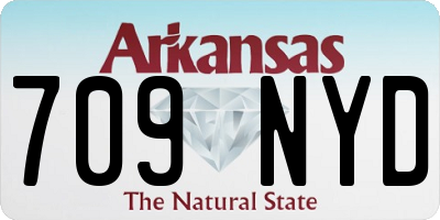 AR license plate 709NYD