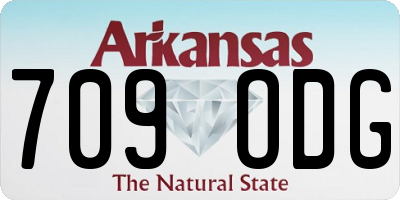 AR license plate 709ODG