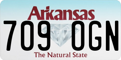 AR license plate 709OGN