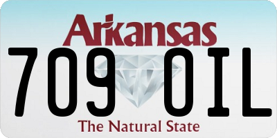 AR license plate 709OIL