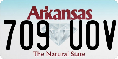 AR license plate 709UOV