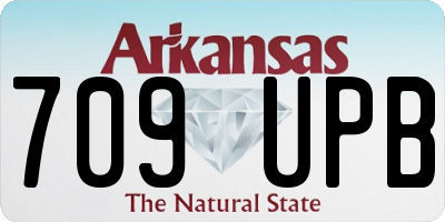 AR license plate 709UPB
