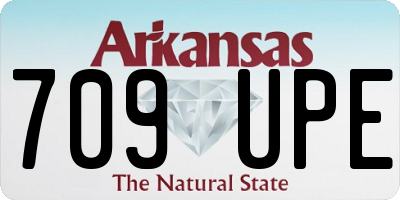 AR license plate 709UPE