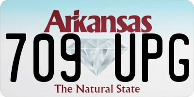 AR license plate 709UPG
