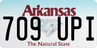 AR license plate 709UPI