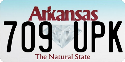 AR license plate 709UPK