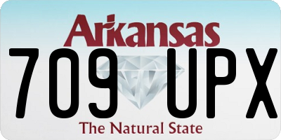AR license plate 709UPX