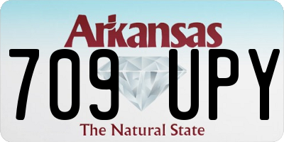 AR license plate 709UPY
