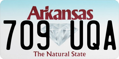 AR license plate 709UQA