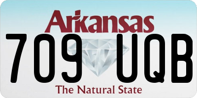 AR license plate 709UQB