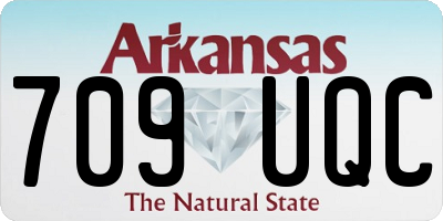 AR license plate 709UQC