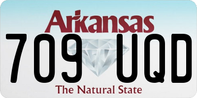 AR license plate 709UQD