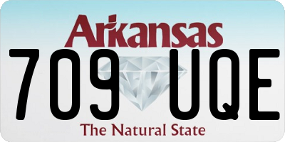 AR license plate 709UQE
