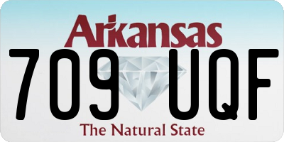 AR license plate 709UQF