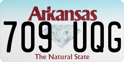 AR license plate 709UQG