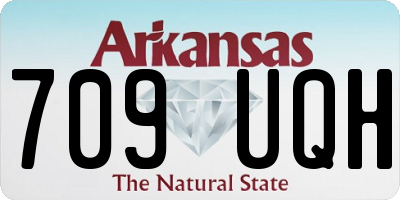 AR license plate 709UQH