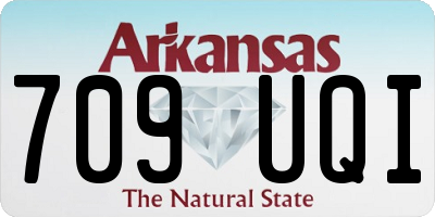 AR license plate 709UQI