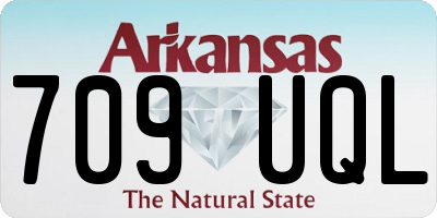 AR license plate 709UQL
