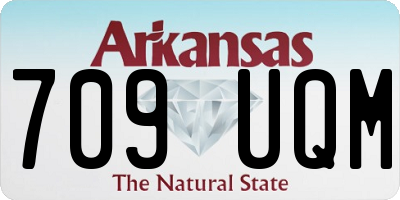 AR license plate 709UQM