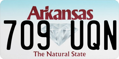 AR license plate 709UQN