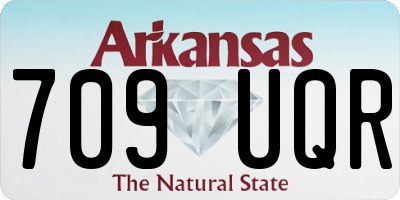 AR license plate 709UQR