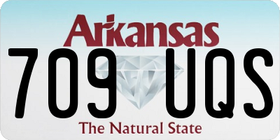 AR license plate 709UQS