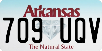 AR license plate 709UQV