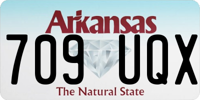 AR license plate 709UQX