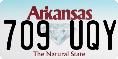 AR license plate 709UQY