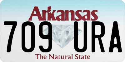 AR license plate 709URA