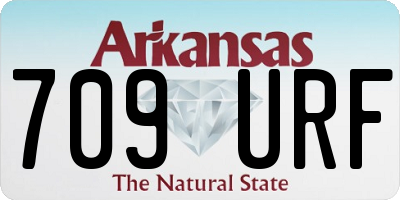 AR license plate 709URF